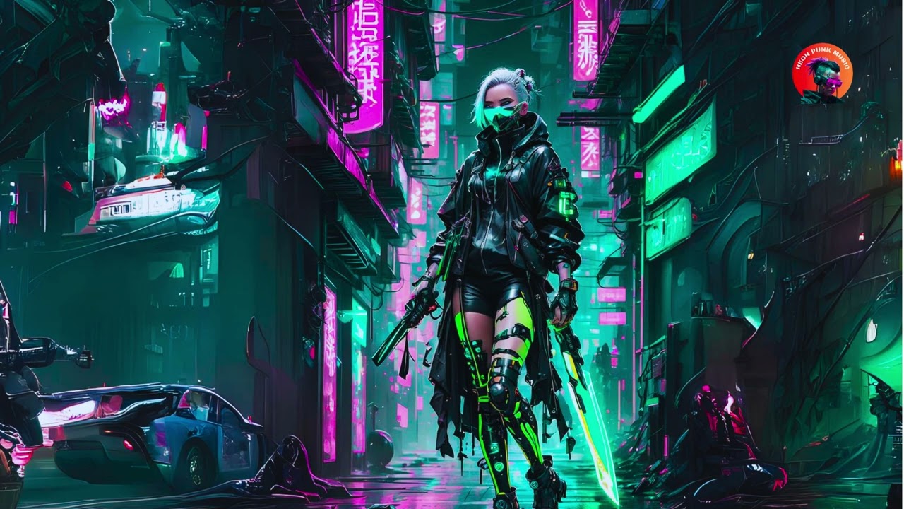 Neon Punk Music - Atom | Neonowe Noce i Świetlne Błyski