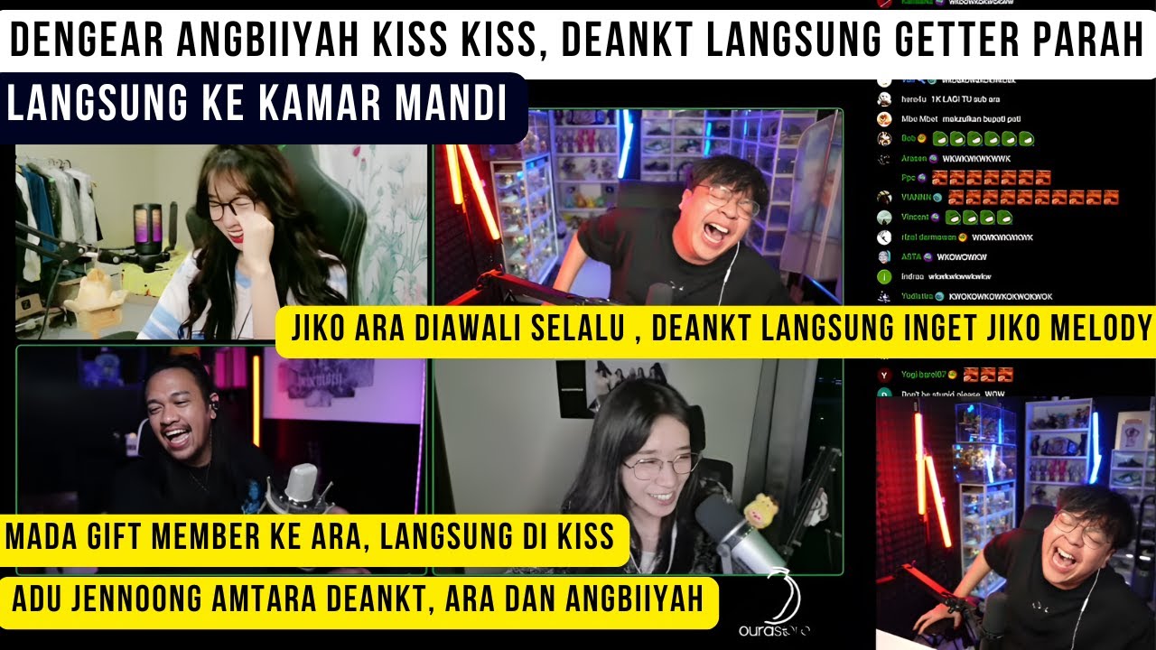Angbiiyah kis, Deankt Getter langsung ke kamar mandi ! Mada gift, langsung di kis Ara