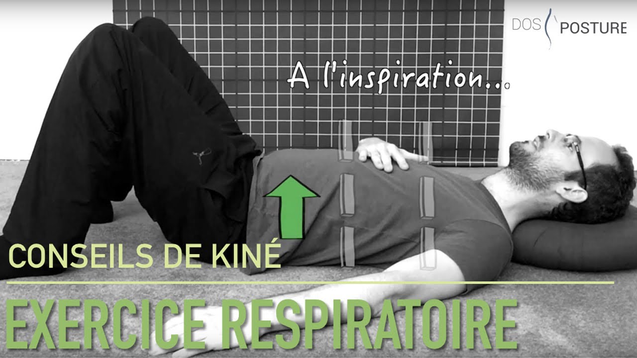 Soulager son mal de dos : Exercice respiratoire