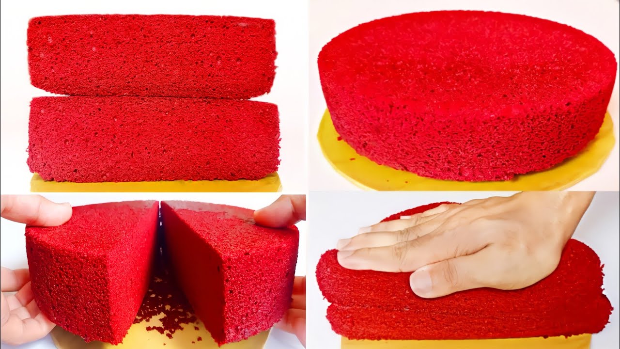 Resepi Kek Span Red Velvet sangat mudah dan anti gagal / Resepi Red Velvet Sponge Cake