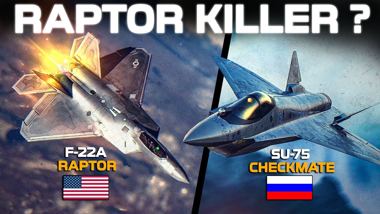 F-22 Raptor против Су-75: дуэль 5-го поколения | Цифровой боевой симулятор | DCS |