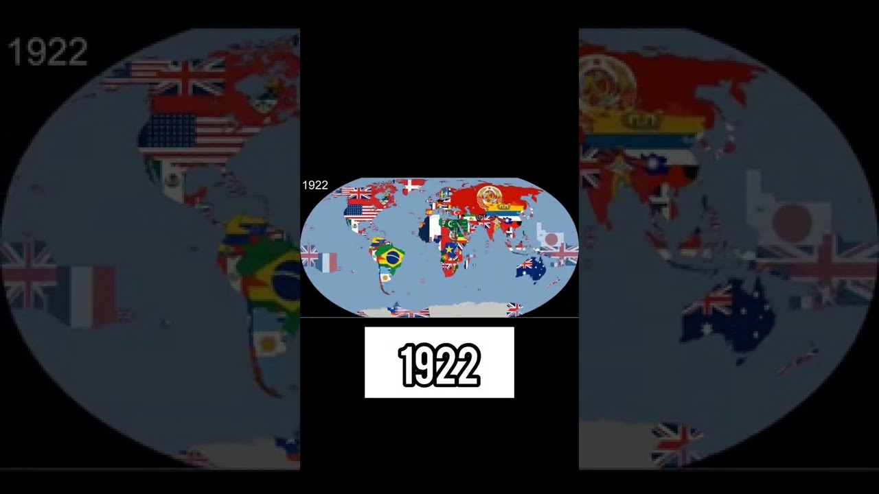 World Map Every 100 years 🗺️