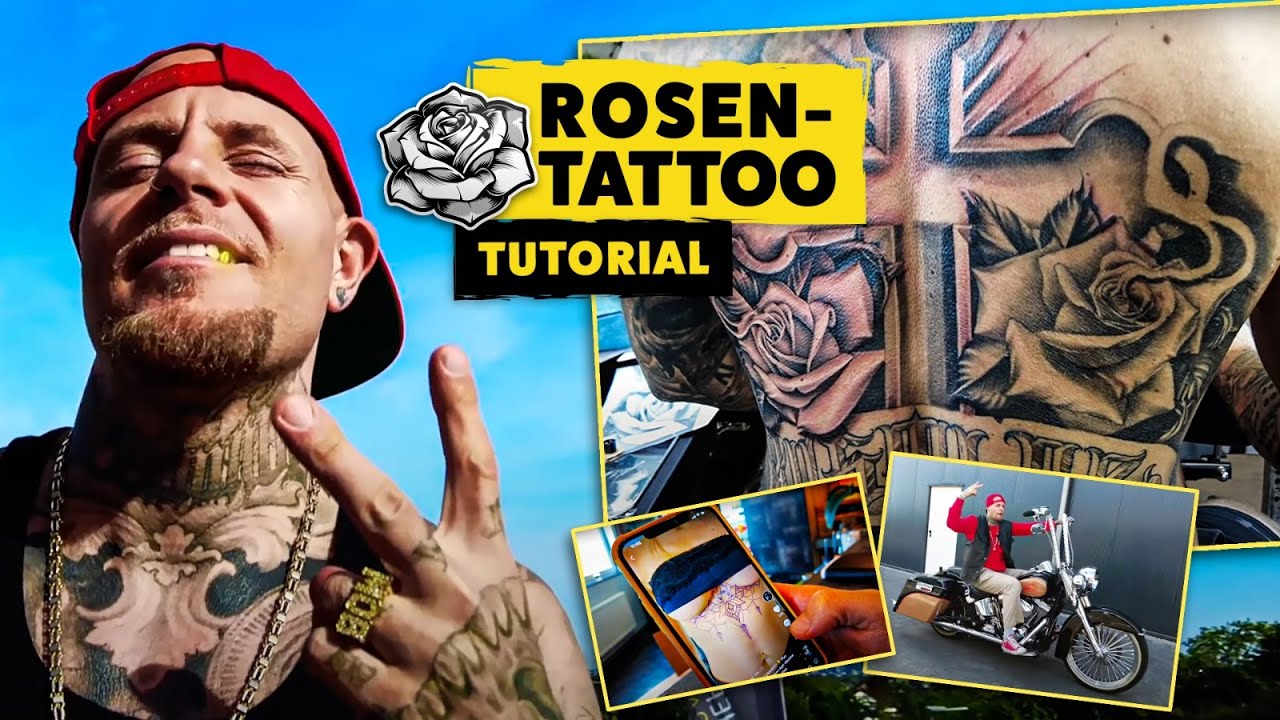 TATTOO - TUTORIAL : So tätowierst du eine ROSE / TIPPS und TRICKS