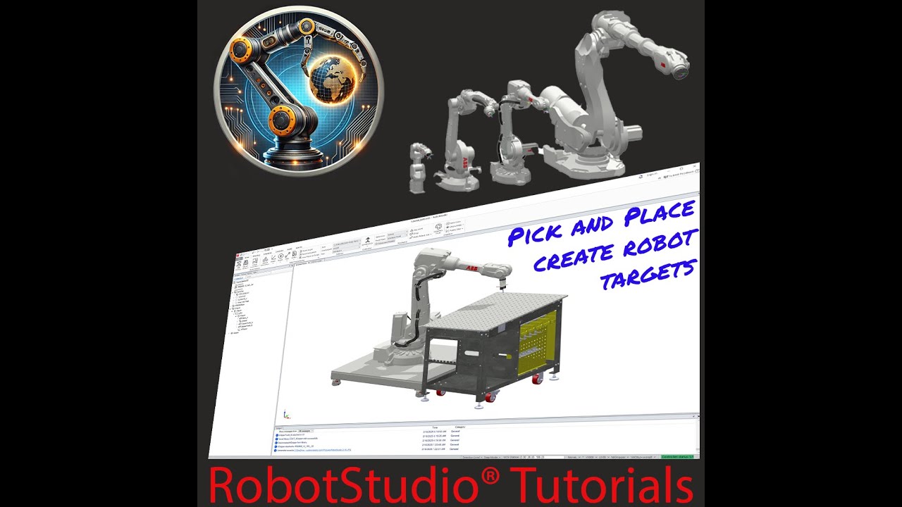 Creating Targets and Creating a Path Synchronization in ABB RobotStudio®