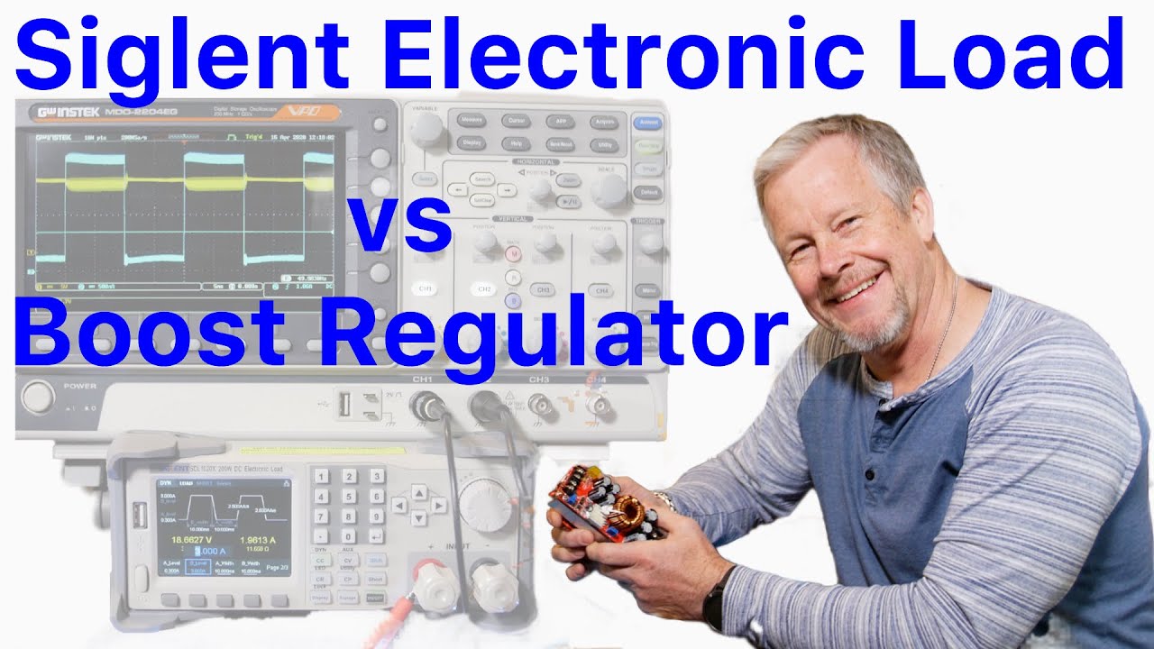 Siglent SDL1020 Electronic Load vs Boost Regulator