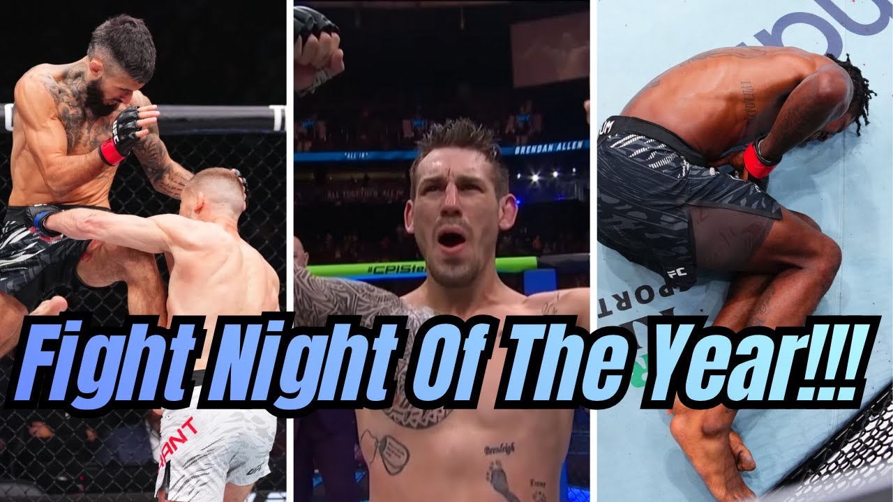 UFC Vancouver: De Ridder Vs Allen - Full Fight Card Breakdown and Recap