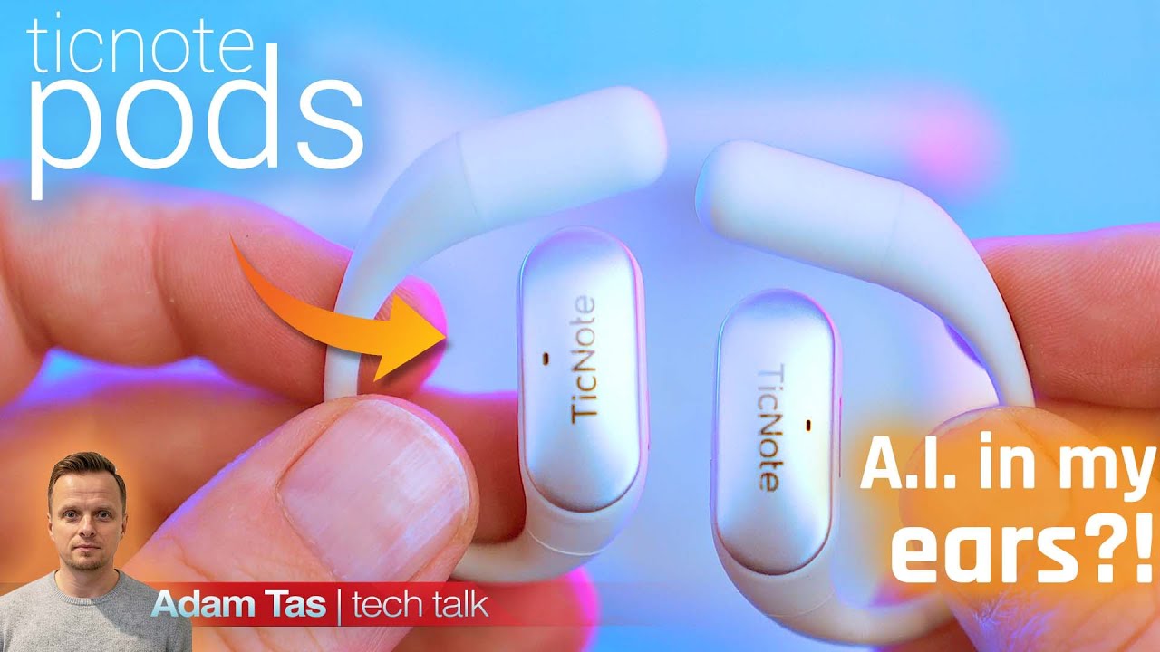 Обзор TicNote Pods — 4G наушники с функцией записи с помощью ИИ для работы, учебы, совещаний и ве...