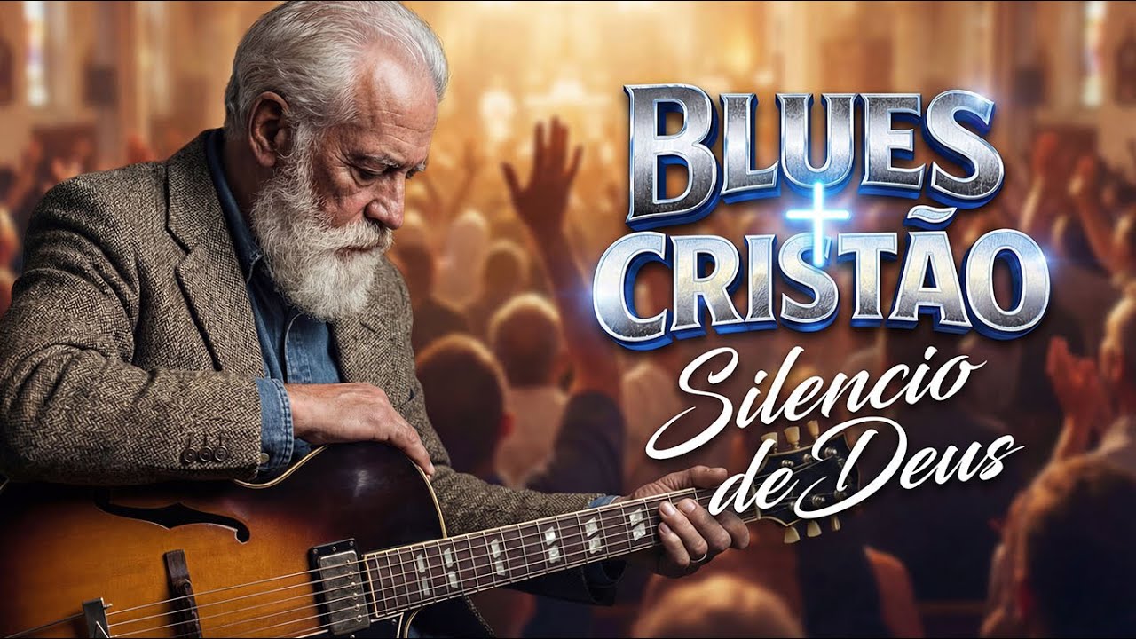 🤫 SILÊNCIO QUE FALA AO MEU SER 🕯️ | Blues Cristão Blues Gospel | Música Gospel