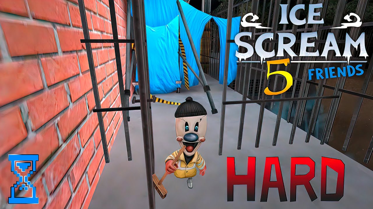 Прохождение Мороженщика 5 на Харде // Ice Scream 5