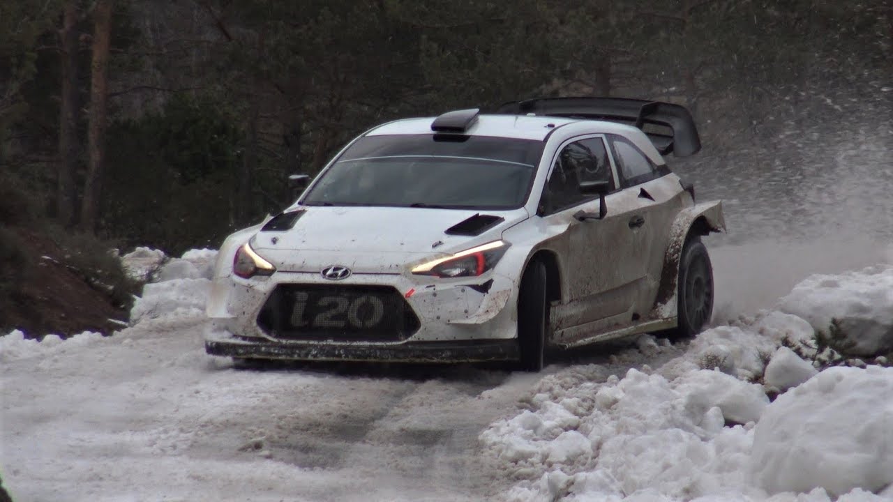 Dani Sordo Snow Test | Hyundai i20 WRC pre Rally Monte-Carlo 2018 by Jaume Soler
