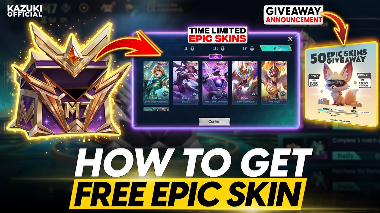 HOW TO GET LUCKYBOX SKINS FROM M7 BATTLE NIGHT CHEST
