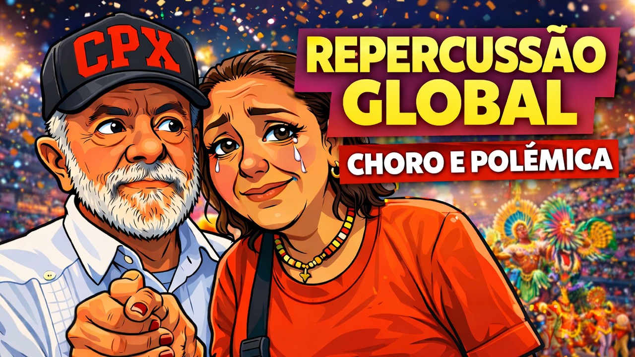 REAGINDO à Homenagem a Lula no Carnaval  Repercussão Mundial