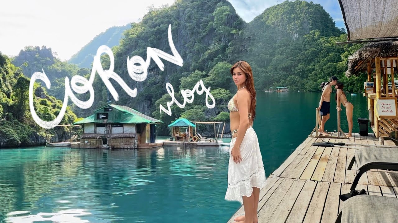 WE STAYED AT A HOUSEBOAT IN THE MIDDLE OF THE SEA — Coron Vlog ☀️🌊 Paolyn Houseboat, ultimate tour