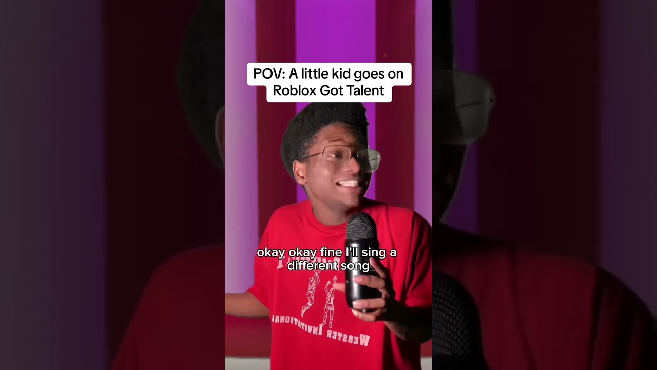 POV:  A little kid goes on Roblox Got Talent