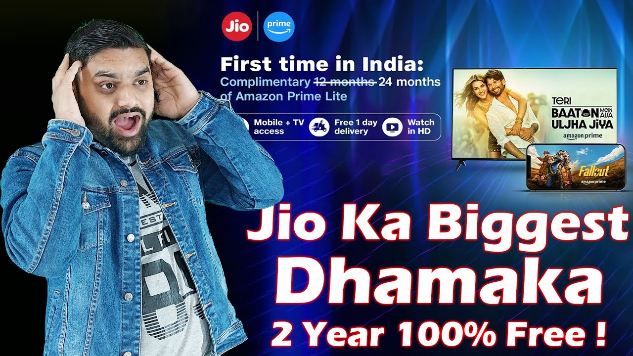 Jio New Offer Amazon Prime Lite Free 2-Year Subscription With Air Fiber, Jio Plus, Fiber Connection