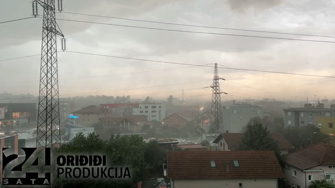 Snažno nevrijeme u Zagrebu: 'Ovo je nezapamćeno'