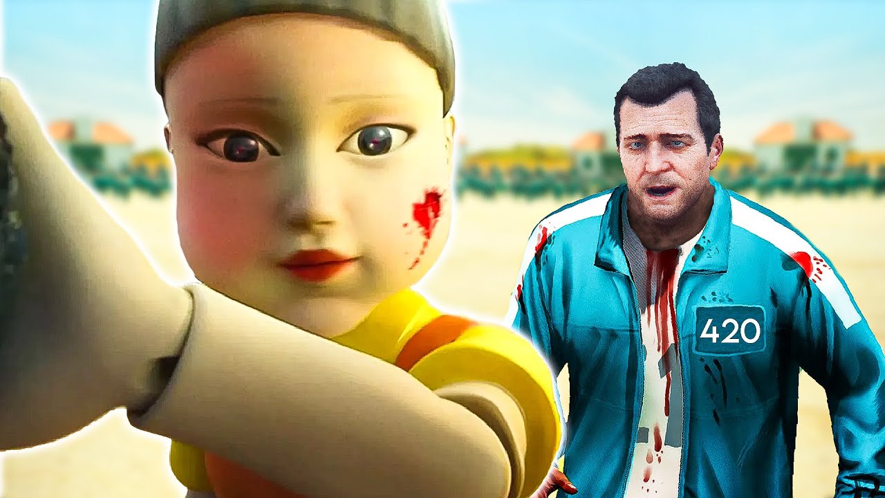 MICHAEL Plays SQUID GAME in GTA 5!