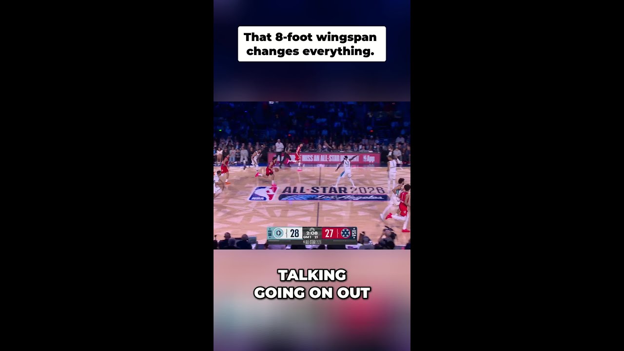 That 8-foot wingspan changes everything #allstars #nba #basketball #shorts #viral