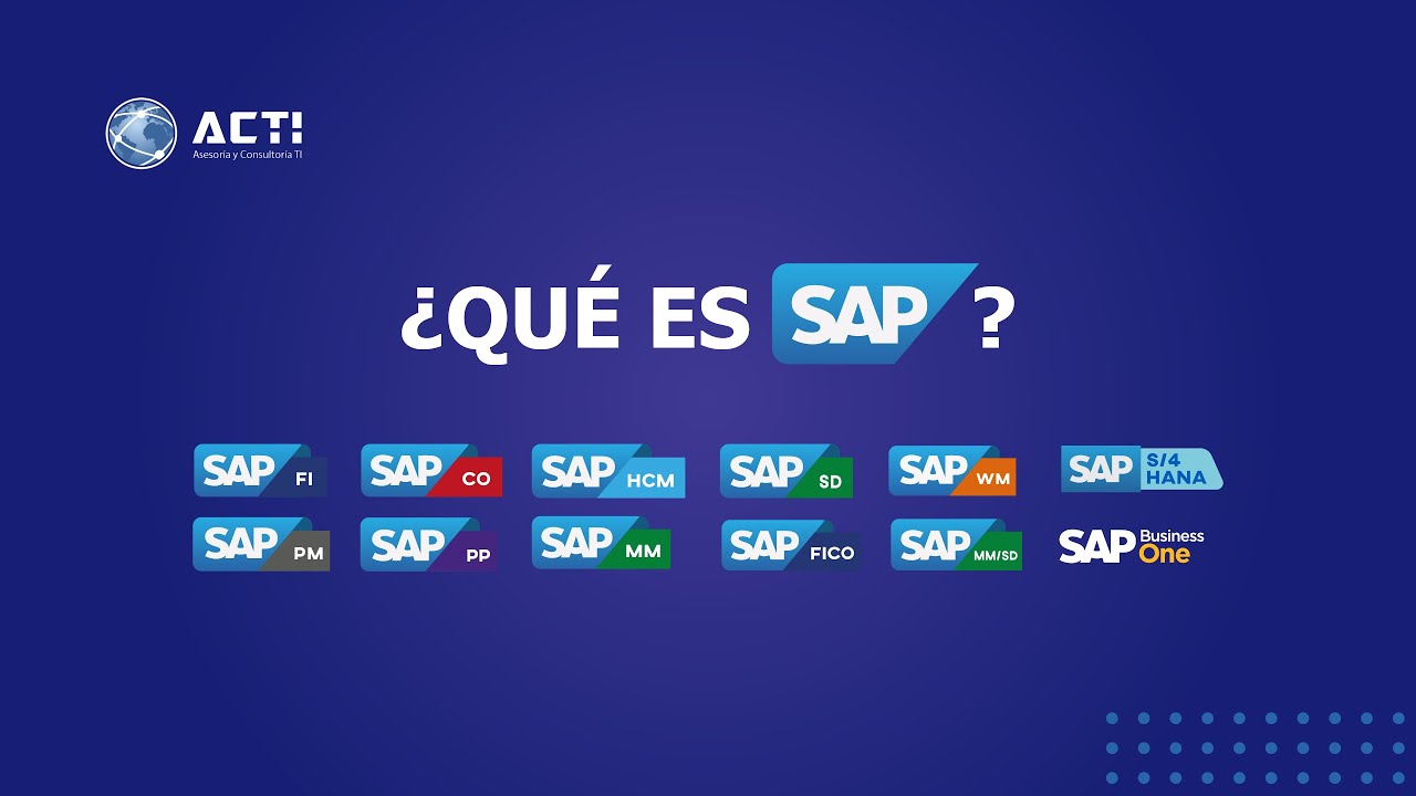 ✔¿Qué es SAP?