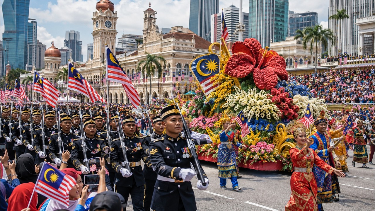 🇲🇾 Malaysia Independence Day 2026 🎉 Kuala Lumpur Merdeka Flower & Military Parade | Full Event 4K