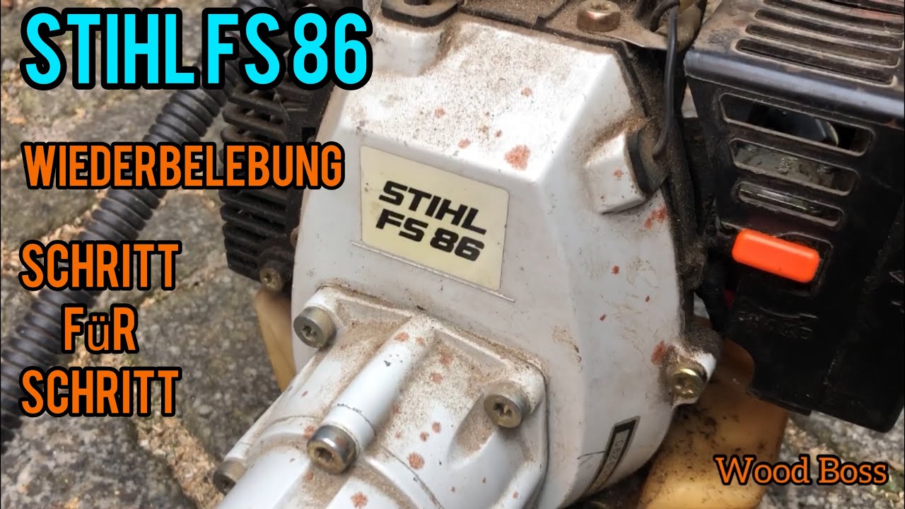 Freischneider STIHL FS 86 zum Leben erwecken Schritt für Schtitt #STIHL #WOODBOSS