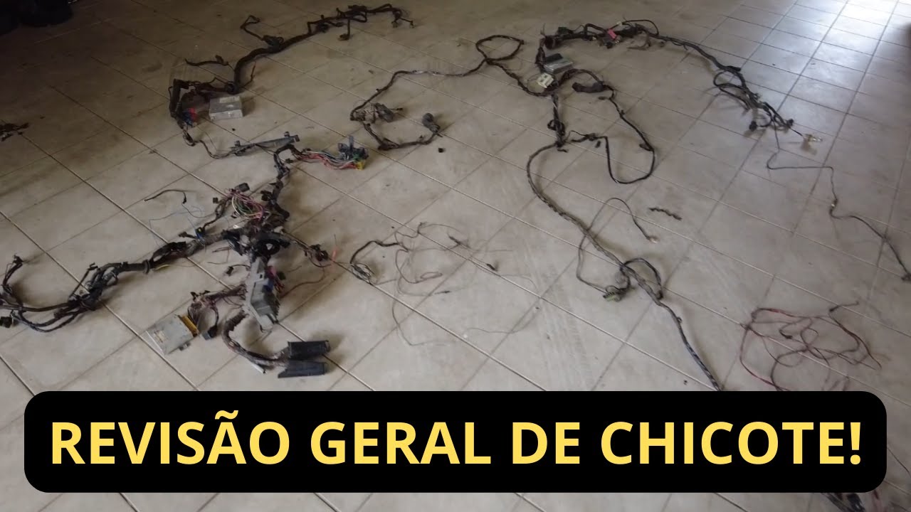 Revisão de chicote automotivo cheio de gambiarras!