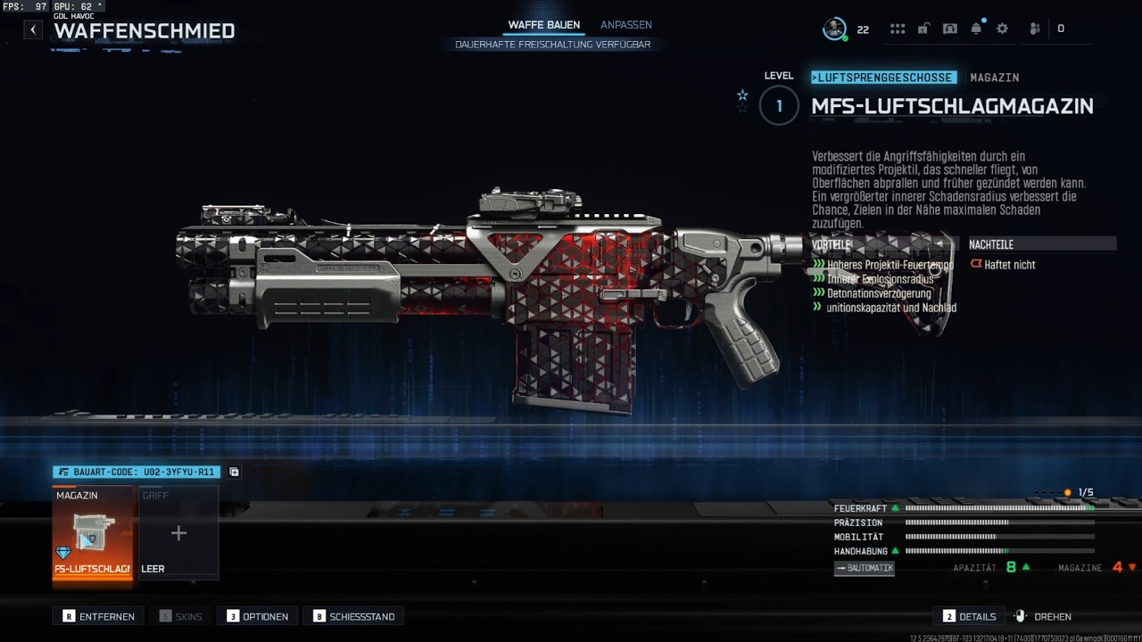 COD BO7 Multiplayer#015 Prestige 1 GDL Havoc Granatenwerfer Test | MFS Luftschlagmagazin |🙃[HD][PC]