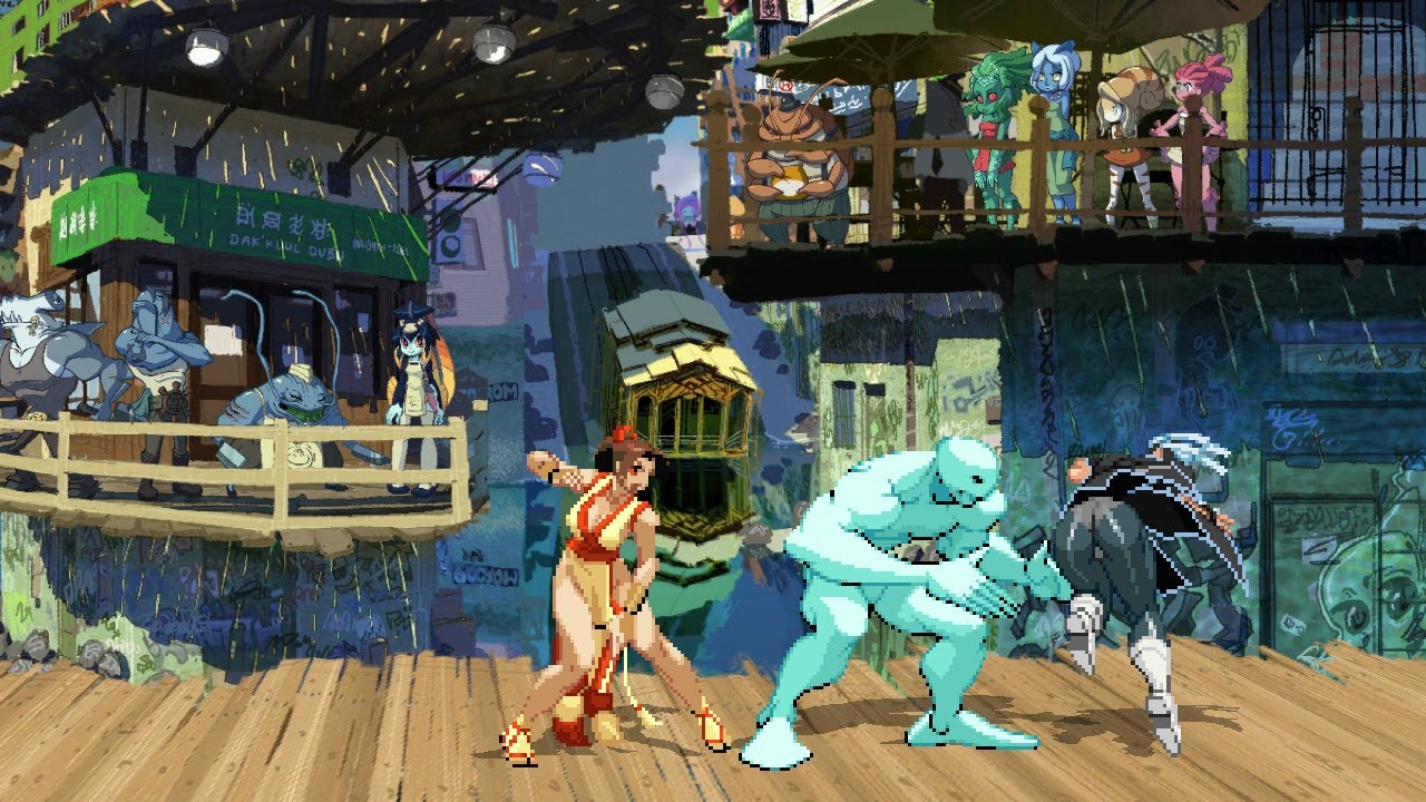 CHUN LI & MAI SHIRANUI VS TWELVE (SEXIER)