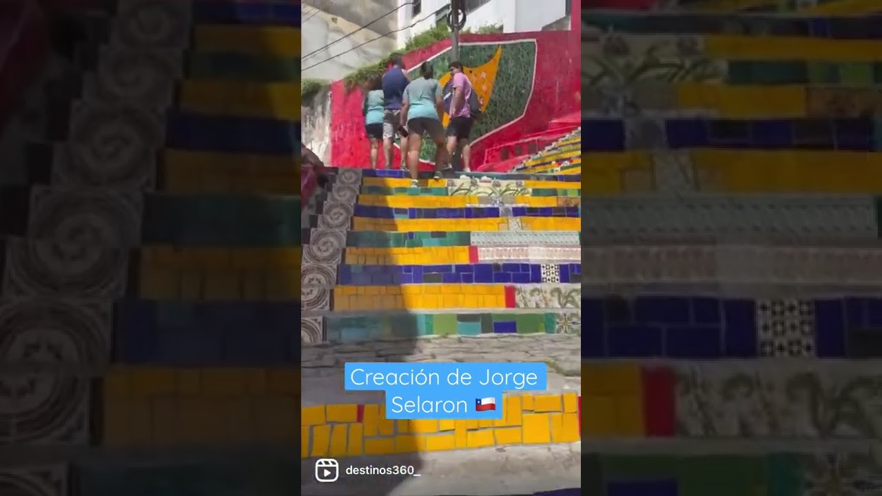 Escaleras de Selaron 🇧🇷 un imperdible de R&iacute;o de Janeiro ✈️ | @Destinos360_ ✈️☀️🌴