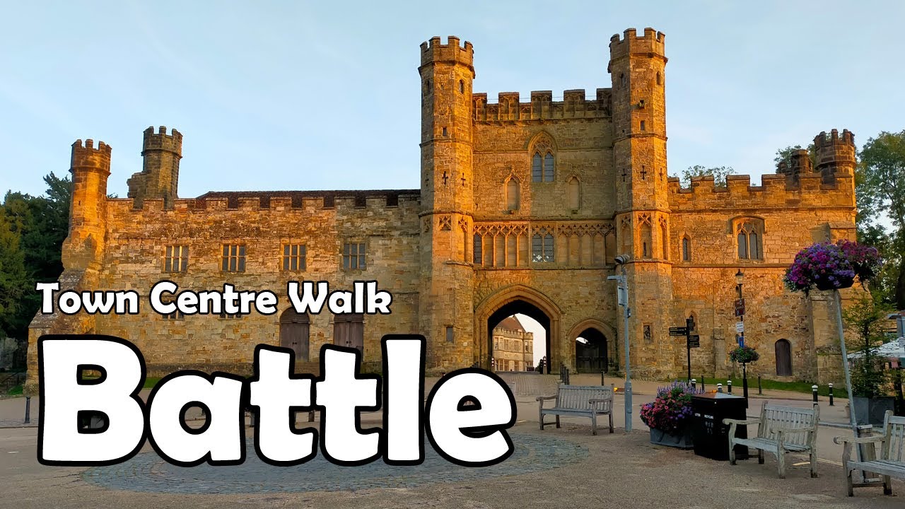 Battle, East Sussex【4K】| Town Centre Walk 2021