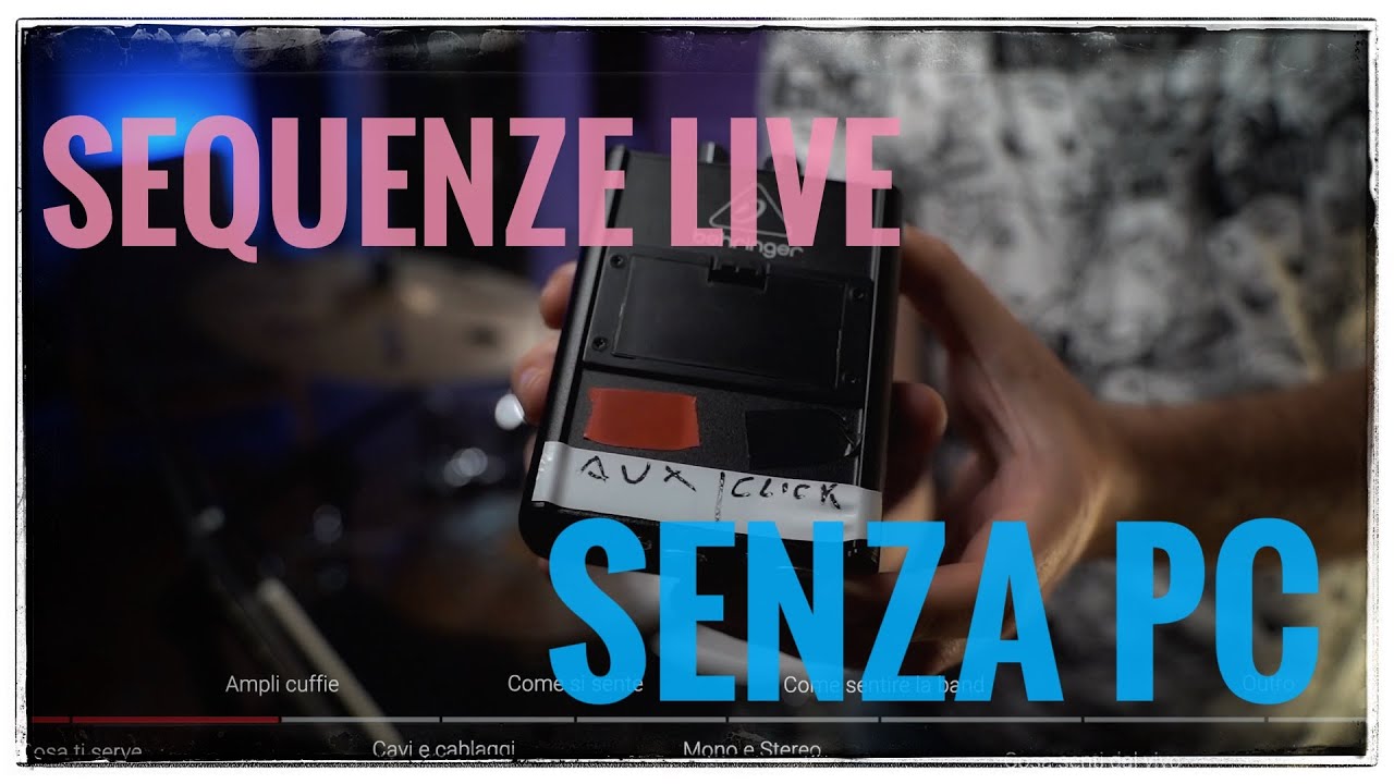 Suona con le SEQUENZE dal vivo SENZA PC