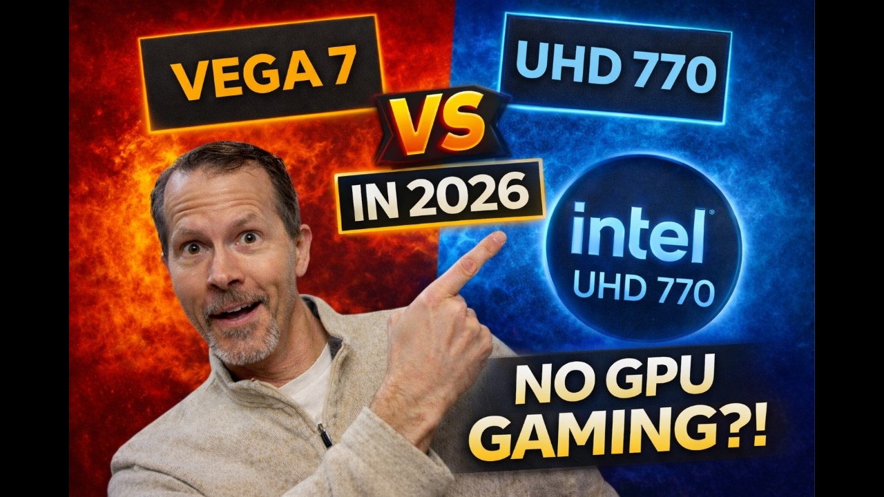 Ryzen 5600G Vega 7 против i5-13500 UHD 770 в 2026 году &mdash; без сравнения видеокарт для игр!