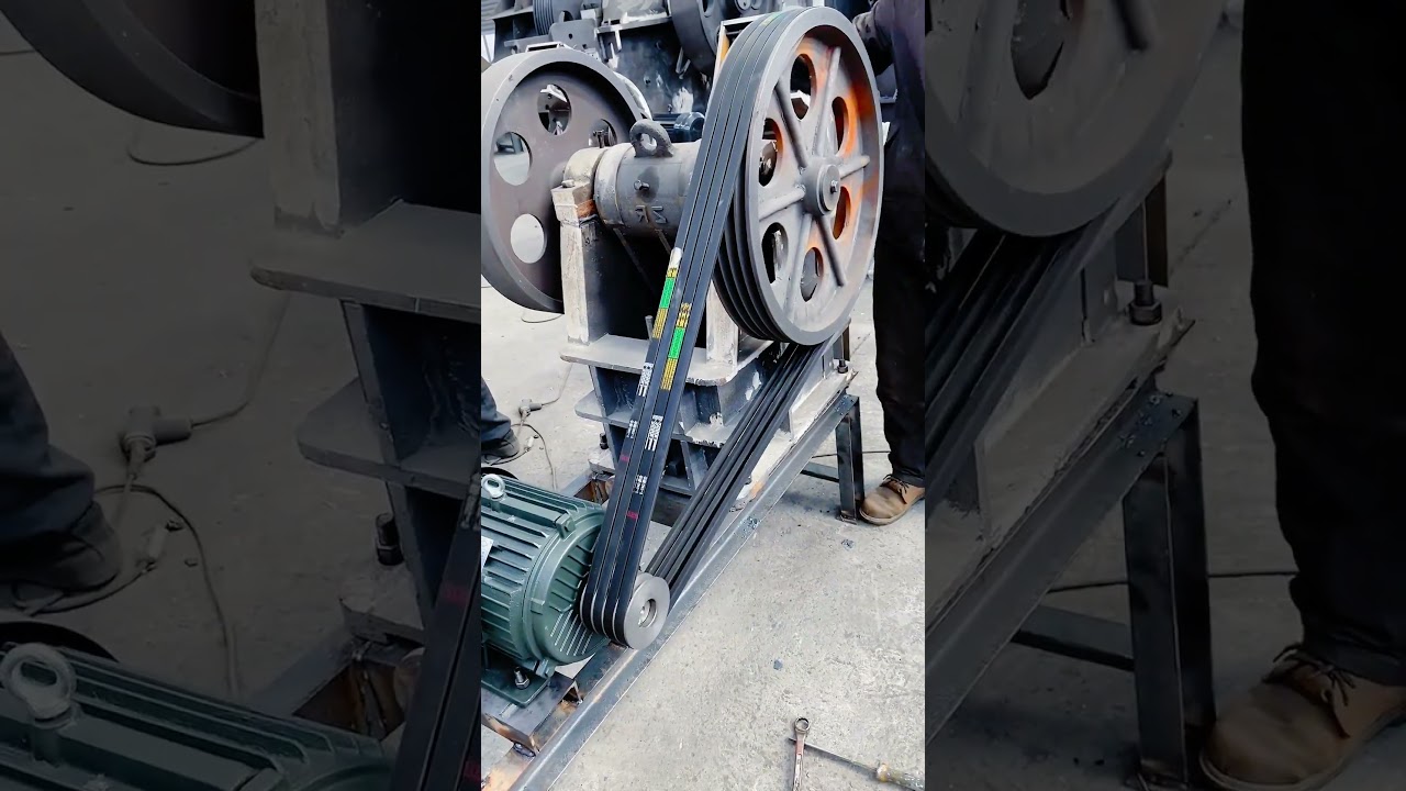 Jaw crusher assembly and test machine#Jawcrusher #jawcrushersupplier#crusher  #machine