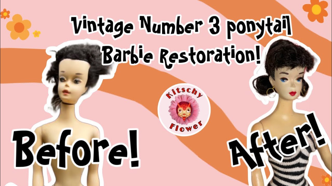 Vintage Number Three Ponytail Barbie ￼ Restoration!!