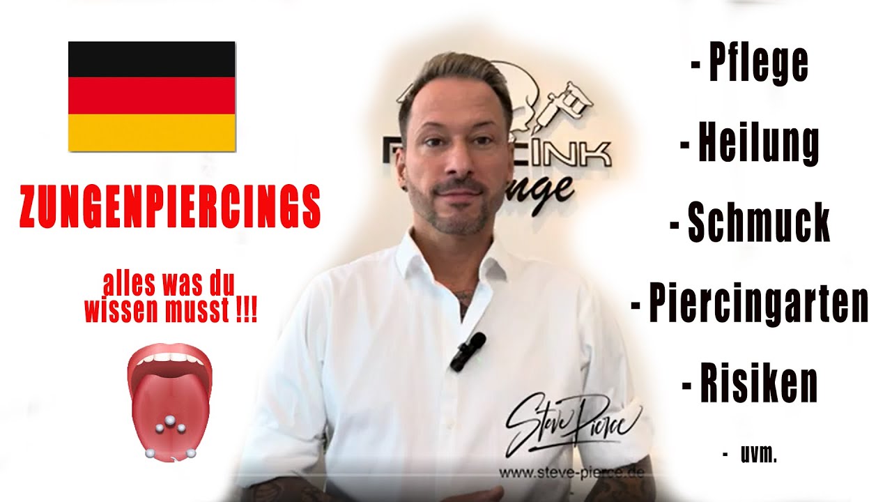 ZUNGENPIERCING - alles was du wissen musst!!