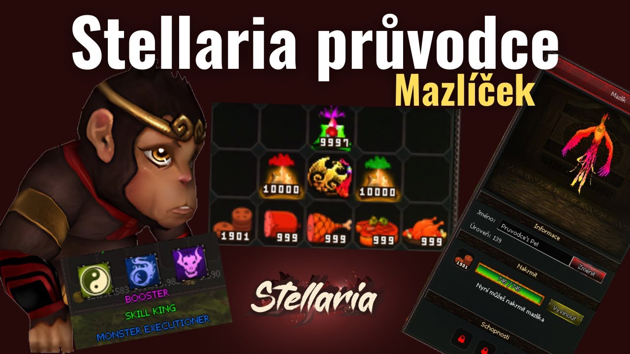 Stellaria průvodce - Systém mazlíčků