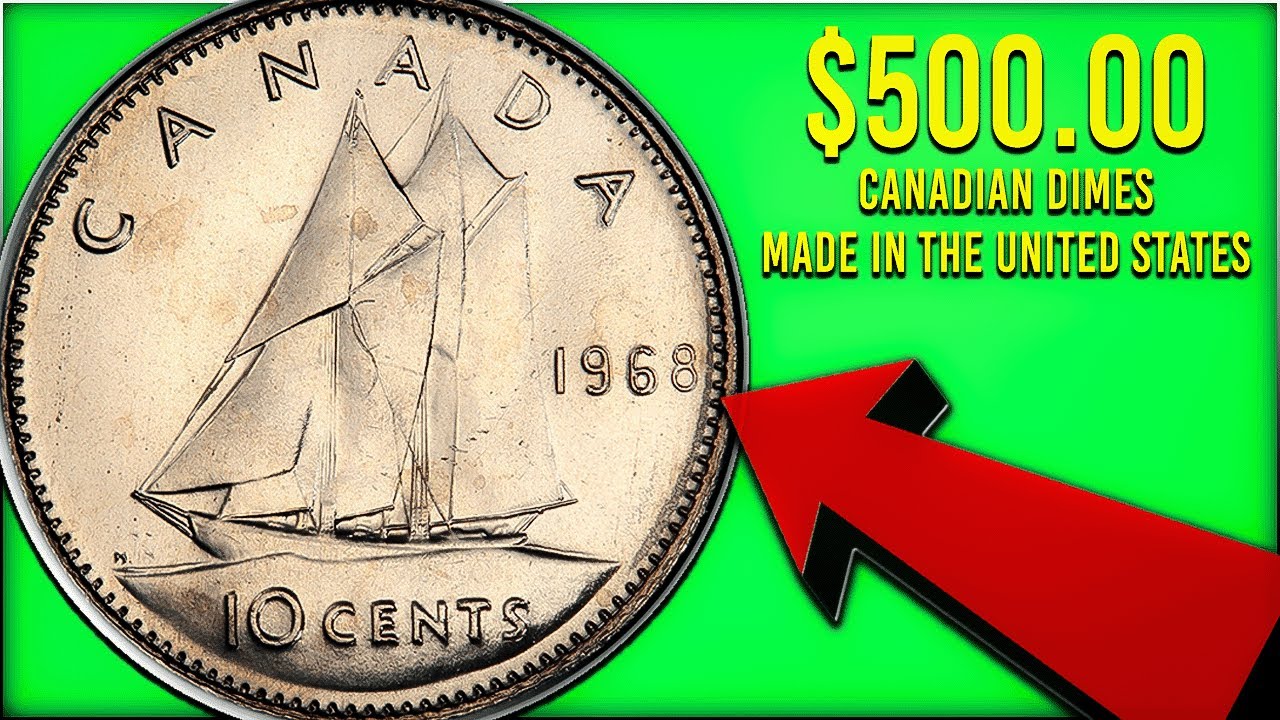 These valuable Canadian dimes were made in the United States
