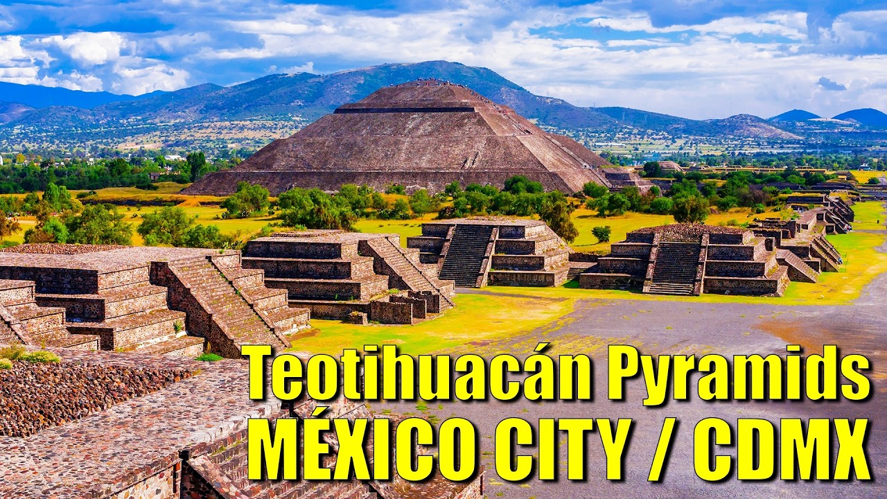 Teotihuacán Pyramids Tour | Pyramid of the Sun & Moon Near Mexico City | ExplorerVacations 4K HDR