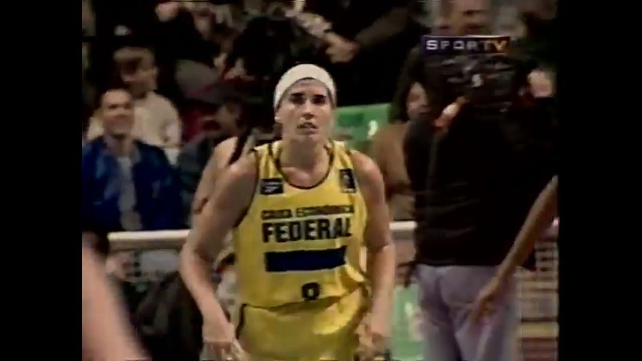 Despedida Magic Paula - Brasil x EUA - Copa América de Basquete Feminino 1997 - jogo final - parte 2