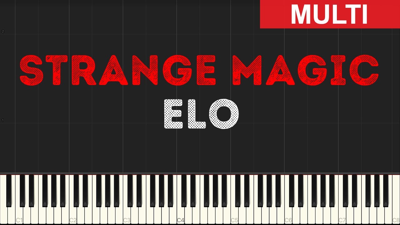 Elo - Strange Magic (Instrumental Tutorial) [Synthesia]
