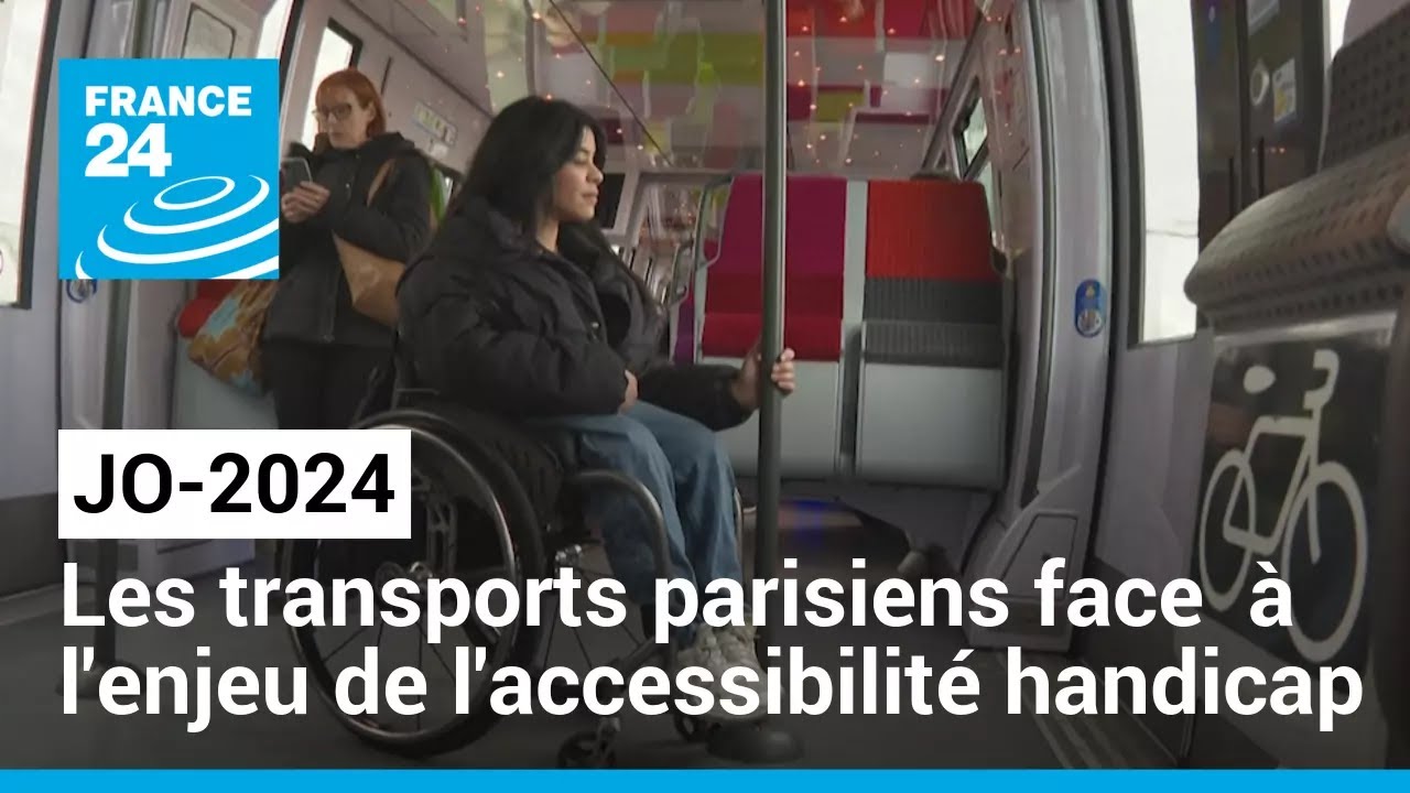 JO-2024 : les transports parisiens face à l'enjeu de l'accessibilité handicap • FRANCE 24