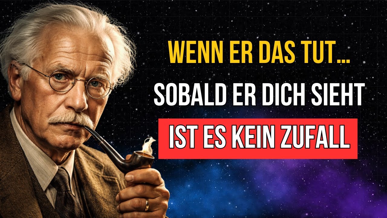 Wenn er DAS tut, sobald er dich sieht, mag er dich mehr als du glaubst | Carl Jung