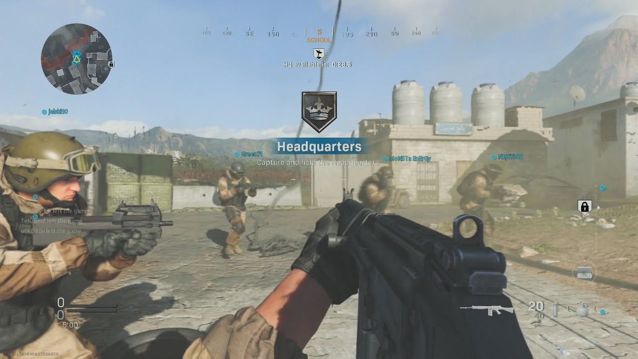 Call of Duty Modern Warfare: Headquarters Gameplay (No Commentary)