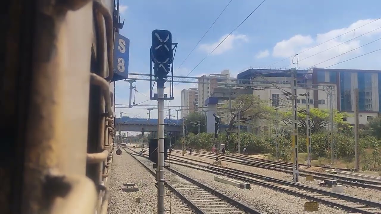 “Train Window View –Multiple Tracks Joining | Short ASMR” #trackchange #railwaytrack #railwaycontent