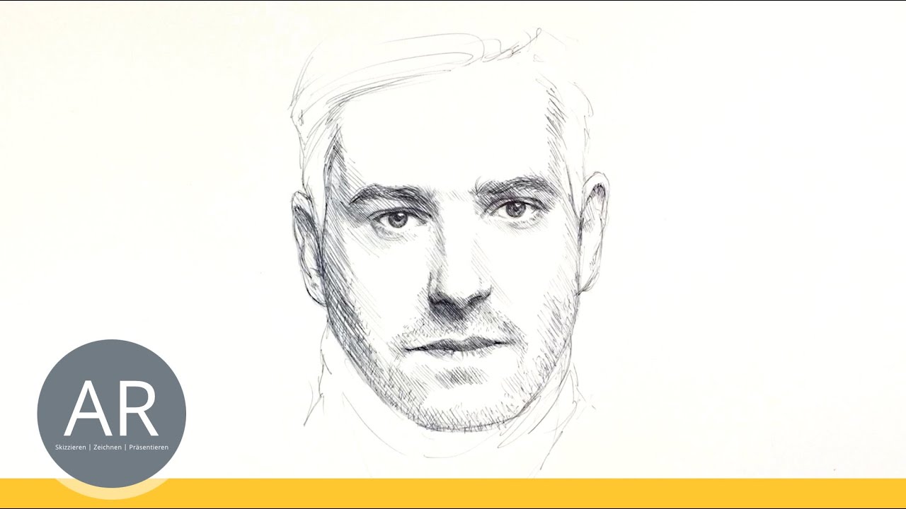 Einfach und schnell realistische Portraits zeichnen lernen. Akademie Ruhr Porträt-Zeichenkurse
