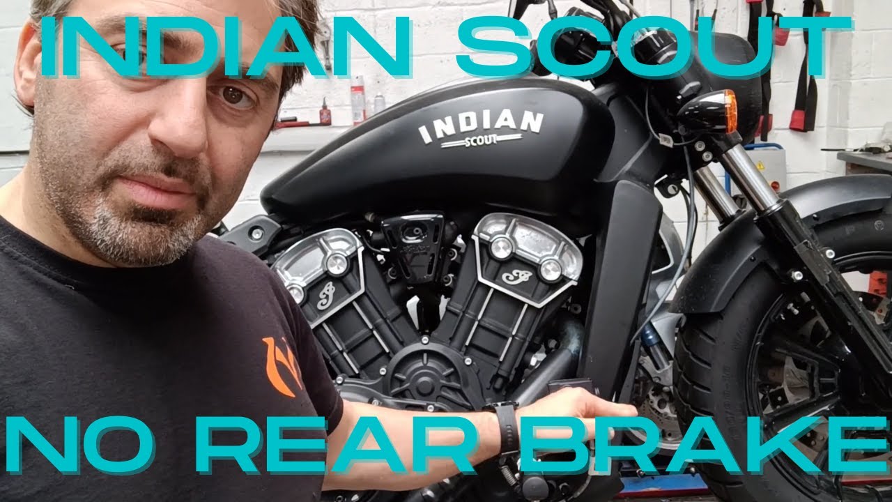 Indian Scout with no rear brake