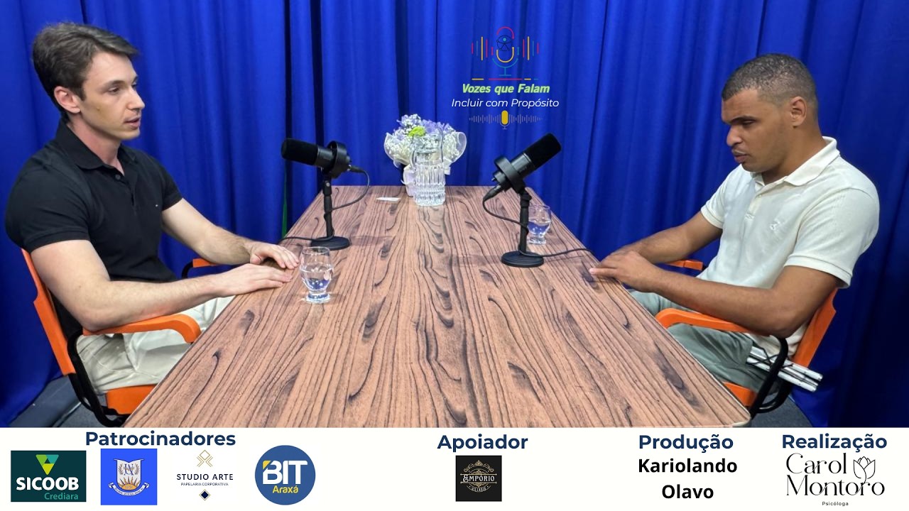 Podcast Vozes que Falam - incluir com propósito 3TEMP #2 - Oftalmologia e   a Deficiência  Visual.