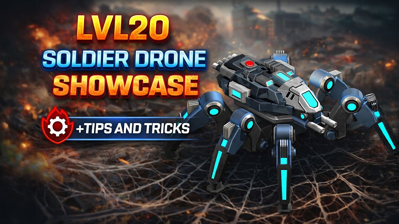 War Commander | Level 20 Soldier Drone | Showcase | Tips and Tricks