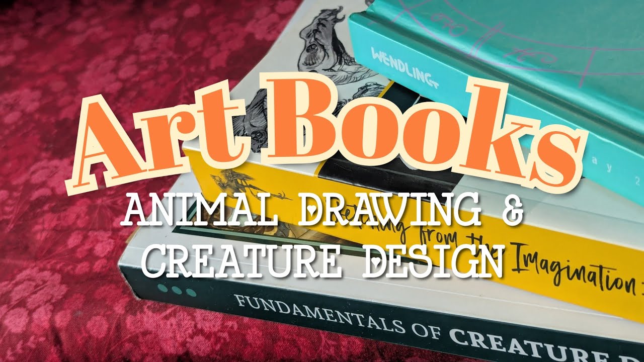 6 ART BOOKS I use for self studying and inspiration! Animals and Creature Design Edition