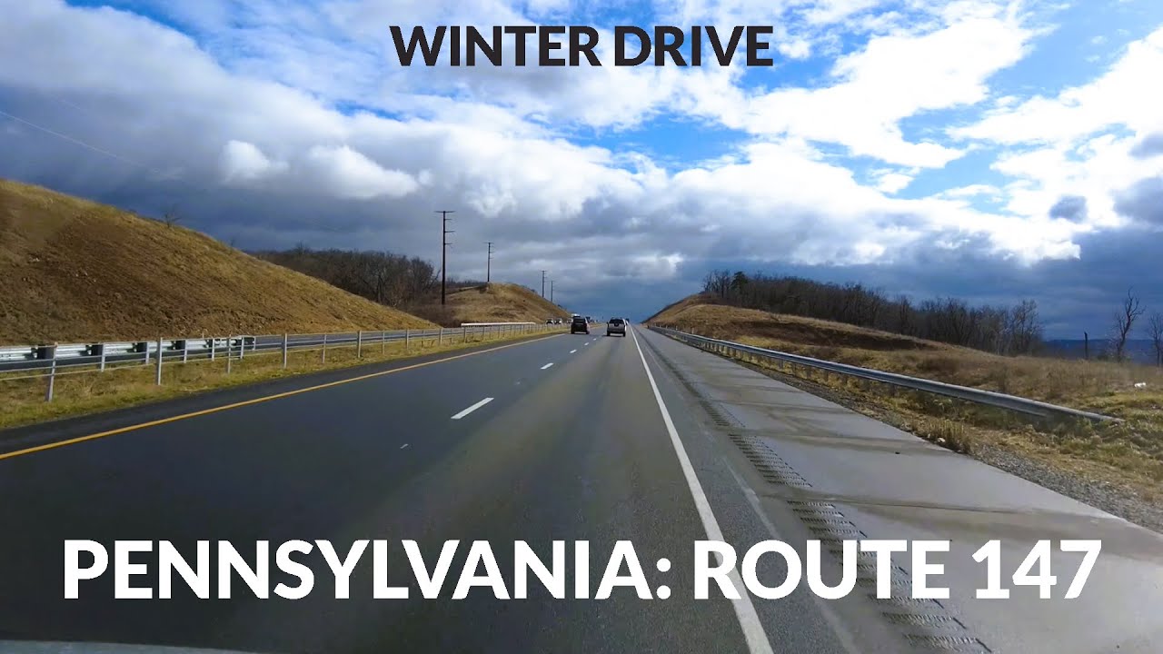 🚗 Scenic Drive Through Pennsylvania's Highway PA-147 🌄 | Northumberland County in 4K